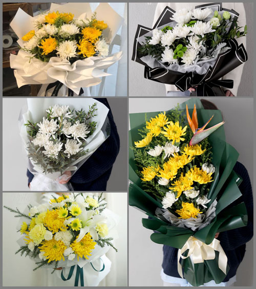 山东青岛平度市蓼兰镇小荆栾庄村白事花束代送